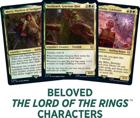 Vesel Drak Mtg Lotr Commander Deck Food And Fellowship