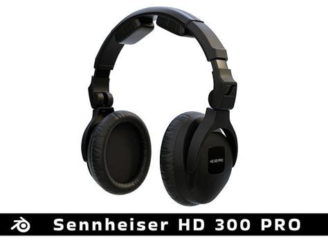 Sennheiser HD 300 PRO 3D model | CGTrader