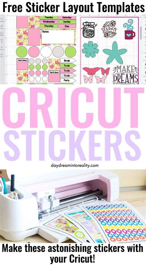 How To Make Stickers With Your Cricut Free Sticker Layout Templates