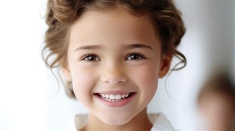 Premium Ai Image Perfect Kids Smile Happy Child With Beautiful White