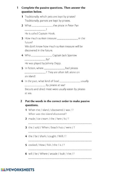 Passive Voice Interactive Worksheet Forgot My Password Interactive