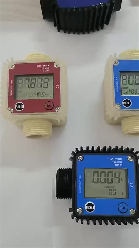 Aocheng 1 Inch Bsp M K24 Electronic Digital Turbine Adblue Flow Meter