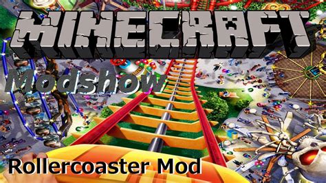 Minecraft ROLLERCOASTER MOD YouTube