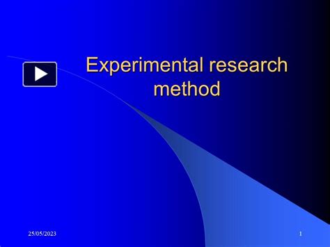 Ppt Experimental Research Powerpoint Presentation Free To Download