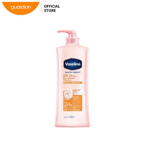 Vaseline Healthy Bright SPF 24 Sun Pollution Protection E 350ml Lazada