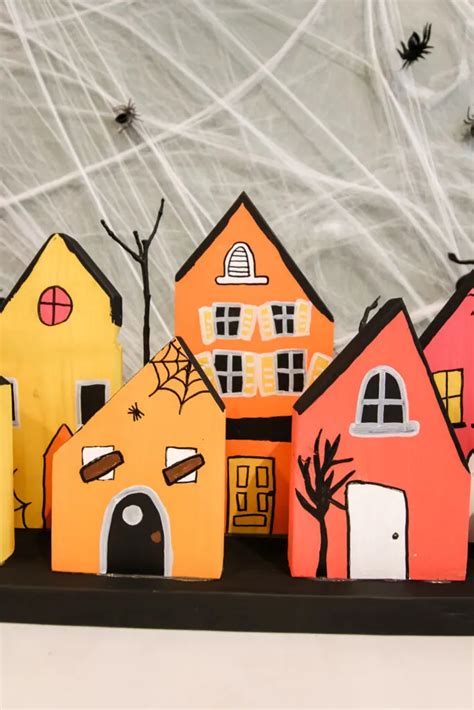 DIY halloween village display