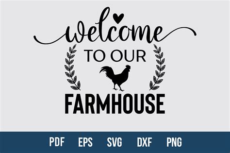 Welcome To Our Farmhouse Graphic By Creativemim Creative Fabrica