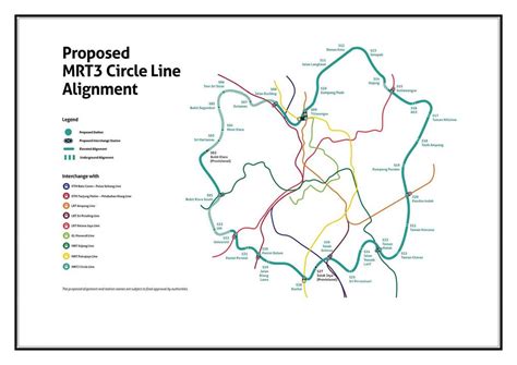 Kuala Lumpurs Mrt3 Circle Line Phase 1 To Be Operational In 2028