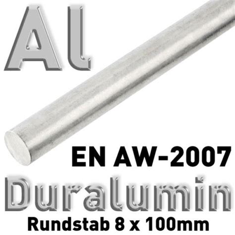 X Duraluminium Rundstab X Mm En Aw Rundstange