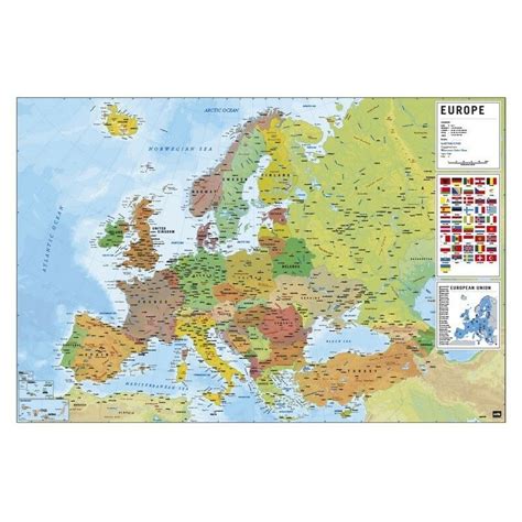 Poster Carte De L Europe