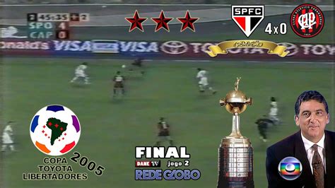 Libertadores 2005 São Paulo 4x0 Atlético PR YouTube