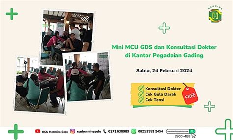 Hermina Hospitals Mini Mcu Gds Consultation With Doctor At