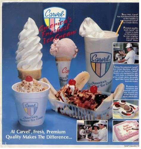 Old Carvel Ice Cream Ad From 1988 Heres A Sunday Newspape Flickr