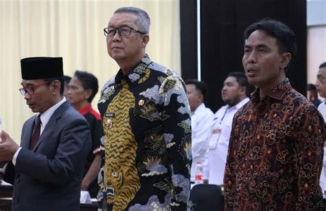 Pj Wali Kota Hadiri Rapat Rekapitulasi Hasil Perhitungan Perolehan