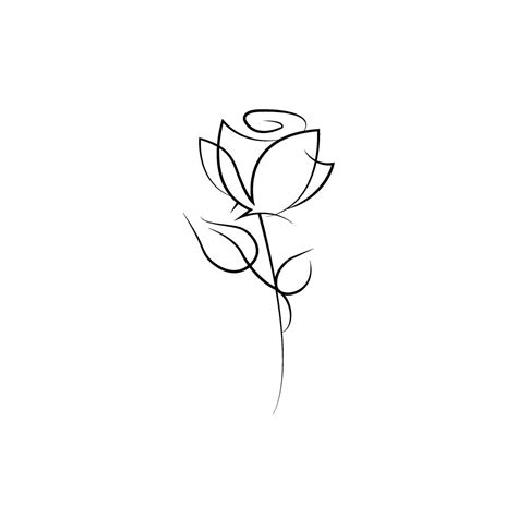 Easy Drawing Of A Rose