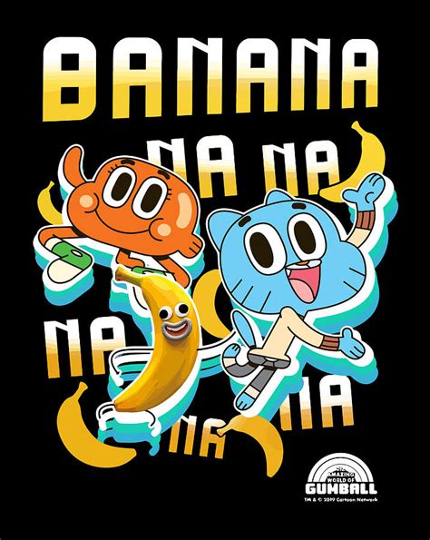 Cn The Amazing World Of Gumball Darwin Banana Na Na Na Digital Art by ...