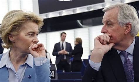 Brexit Latest News Sore Losers Vdl And Barnier Blasted Over