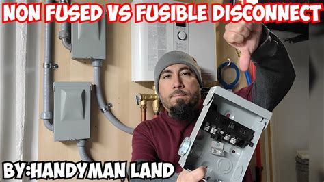 Non Fused Vs Fusible Disconnect Youtube