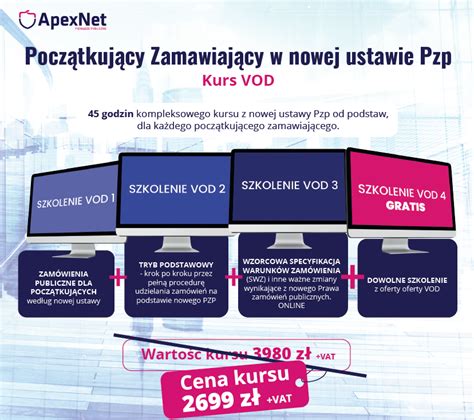 Kursy Nowa Ustawa Pzp Dla Pocz Tkuj Cych Blog Apexnet