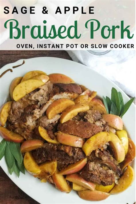 Braised Pork Roast With Apples Peel With Zeal