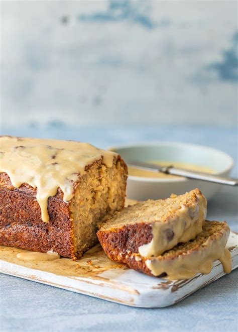 This Easy Banana Bread With Peanut Butter Glaze Makes Me Think That I