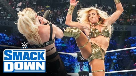 Charlotte Flair Vs Lacey Evans Smackdown Highlights Youtube