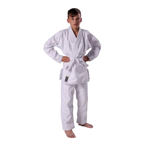 DANRHO Brazilian Jiu Jitsu Anzug 250 g weiß Orkansports der Kampfsp