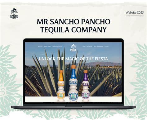 Mr Sancho Pancho Tequila Company Website Design Development Bee