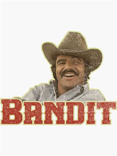 Bandit Sticker For Sale By Laurencekelly Redbubble