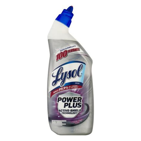 Lysol Lavender Fields Active Shield Technology Power Plus Toilet Bowl Cleaner Hy Vee Aisles