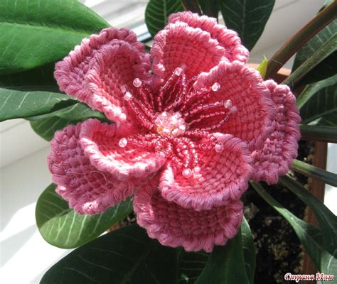 Ergahandmade Tunisian Crochet Flowers Diagrams Step By Step Video