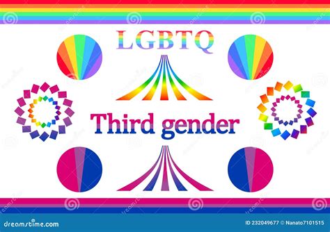 Logo And Circle Design Using Lgbtq Pansexual Omnisexual Symbol Colors