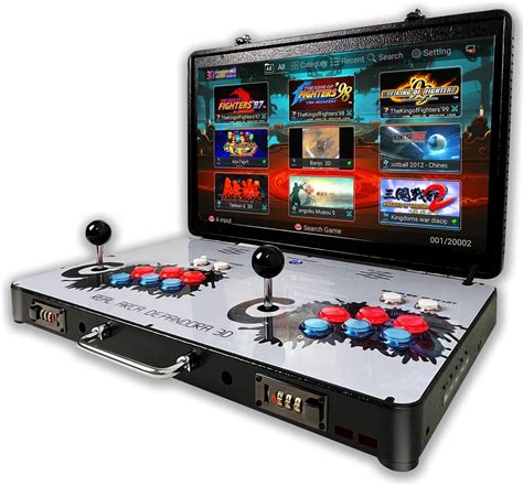 Wygaming Portable 20000 In 1 Metal Box 3d Arcade Game