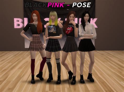 The Sims Resource Blackpink Boombayah Pose Pack