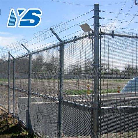 Galvanized Weld Wire Mesh Anti Climb 358 High Security Fence For