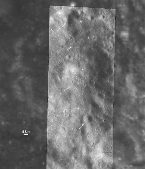 Part Of An Lroc Wac Nearside Mosaic The Craters Taylor Descartes