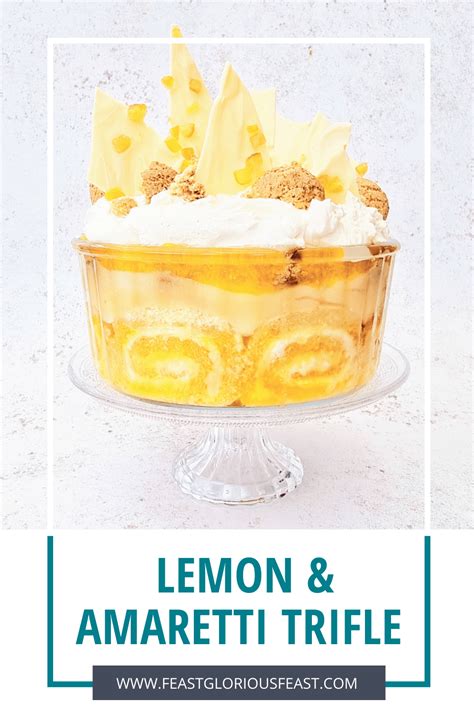 Cheats Platinum Jubilee Pudding Lemon Swiss Roll Amaretti Trifle