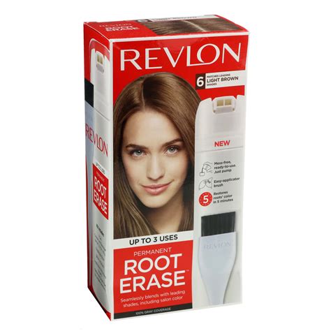 Revlon Root Erase Permanent Light Brown Shop Hair Color At H E B