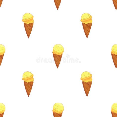 Modelo Incons til Del Helado Del Lim n Ilustración del Vector