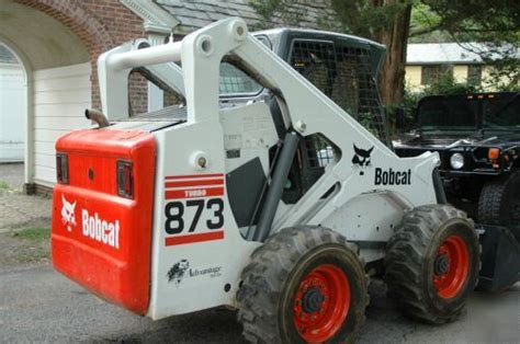 Bobcat 873 turbo skidsteer skid steer hi flow aux hydro