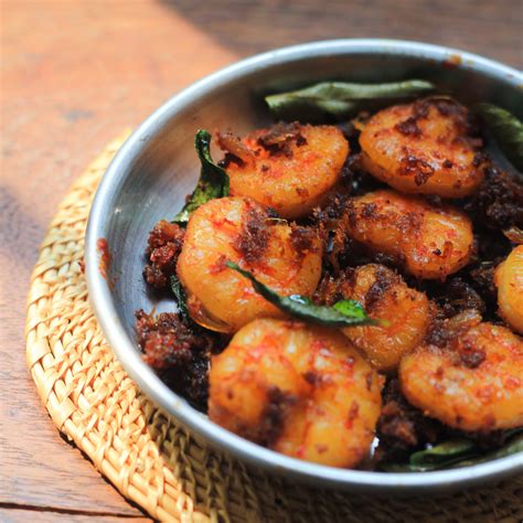 Royyala Iguru Stir Fried Prawns Recipe Epicurious