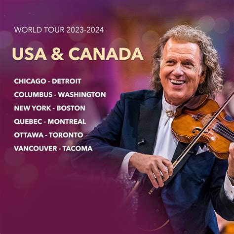 Andre Rieu Usa Tour 2024 Tour - Manda Rozanne