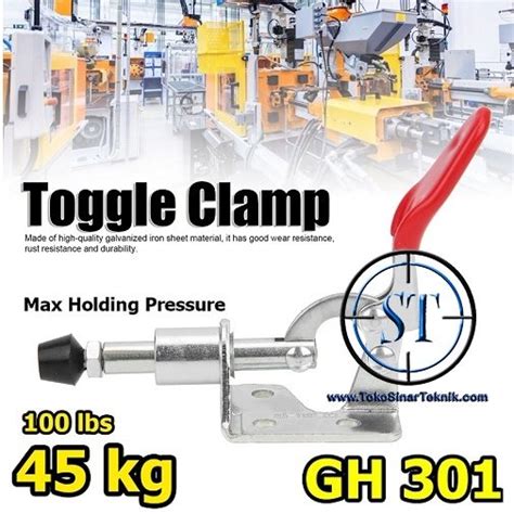 Jual Toggle Clamp Gh Kg Quick Holding Release Adjustable Push