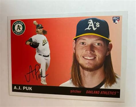 AJ PUK OAKLAND ATHLETICS 2020 Topps Archives 95 RC Carte Recrue