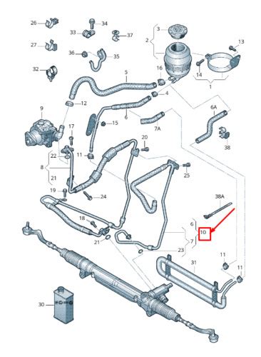 NEU AUDI A5 SPORTBACK 8T SERVOLENKUNG RETURN HOSE 8K1422891AJ ORIGINAL