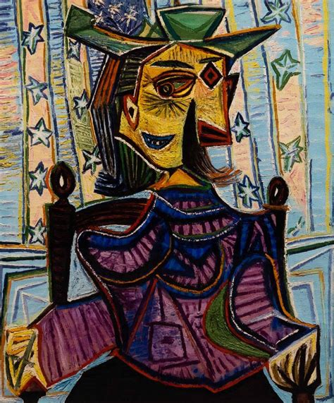 Pablo Picasso Seated Portrait Of Dora Maar Mutualart