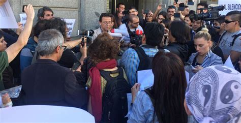 En Protesta En Madrid Exigen A La Ue Presionar A M Xico Para Frenar