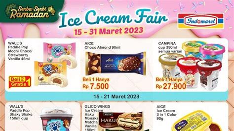 Promo Alfamidi Dan Indomaret 20 Maret 2023 Semua Varian Es Krim Walls