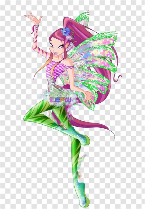 Roxy Tecna Winx Club Season 5 Sirenix Floraroxy Logo Transparent Png