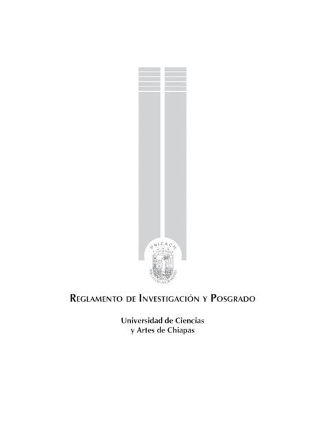 Pdf Reglamento De Investigaci N Y Posgrado Completo Y De Cuatro